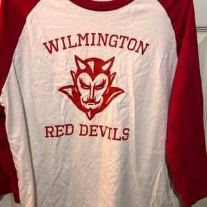 Wilmington Delaware Red Devil’s and White Men's Shirt